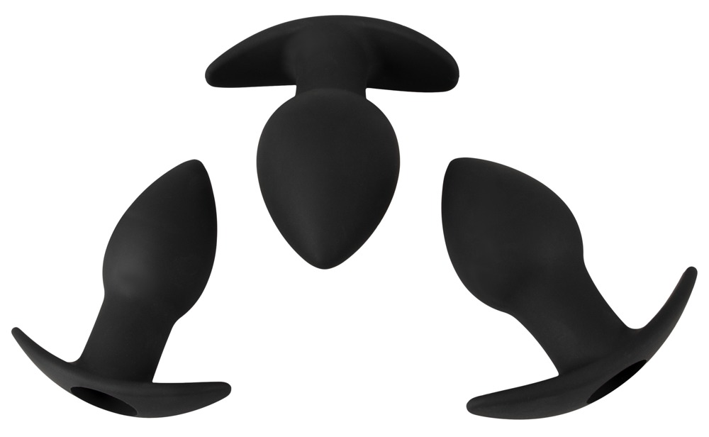 Black Velvet  Butt Plug set 