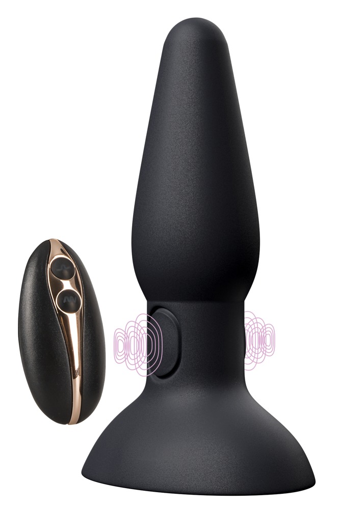 Black Velvets Thumping Rectum Butt Plug