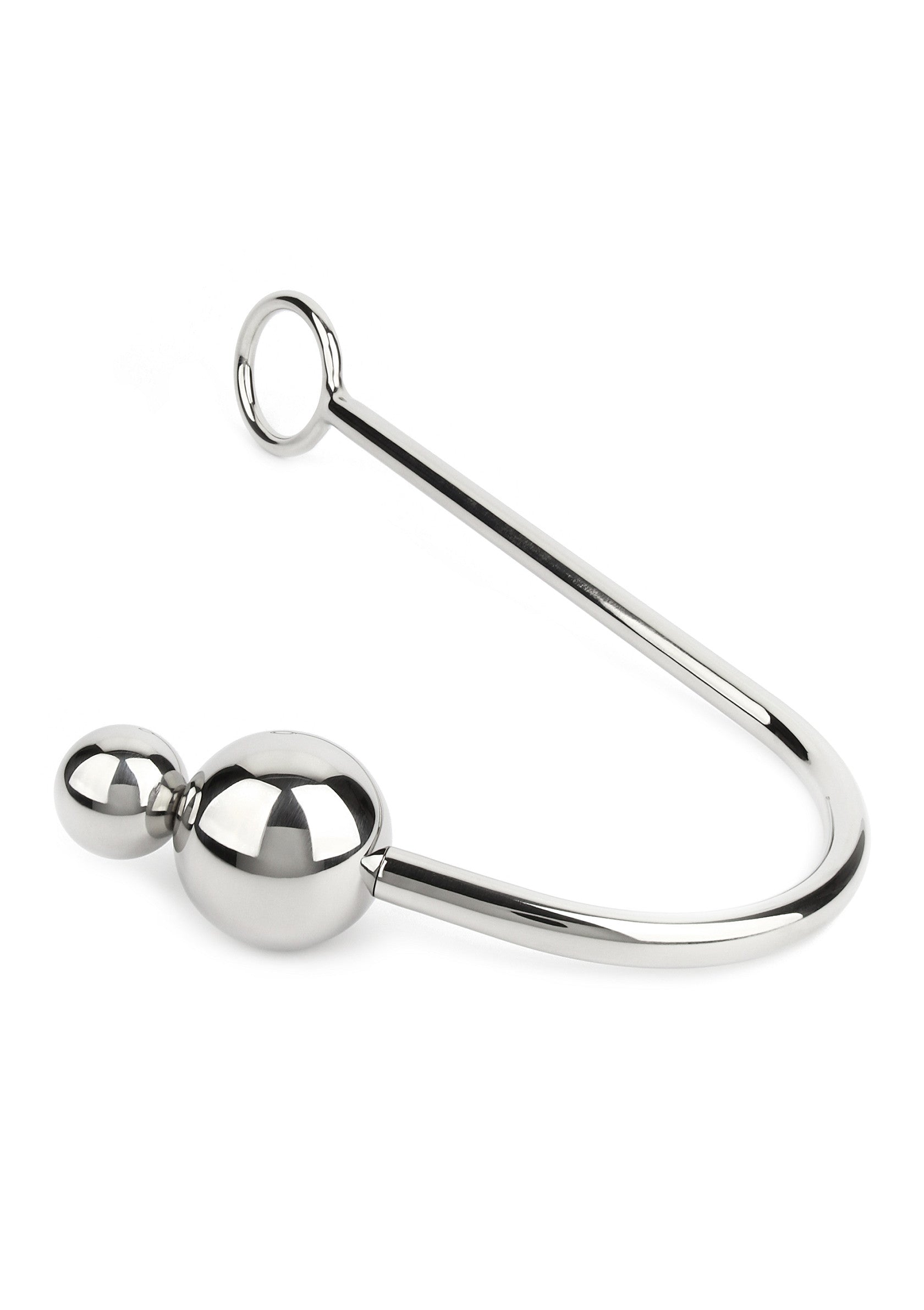 Analhalken mit großer und kleiner Kugel aus Metall