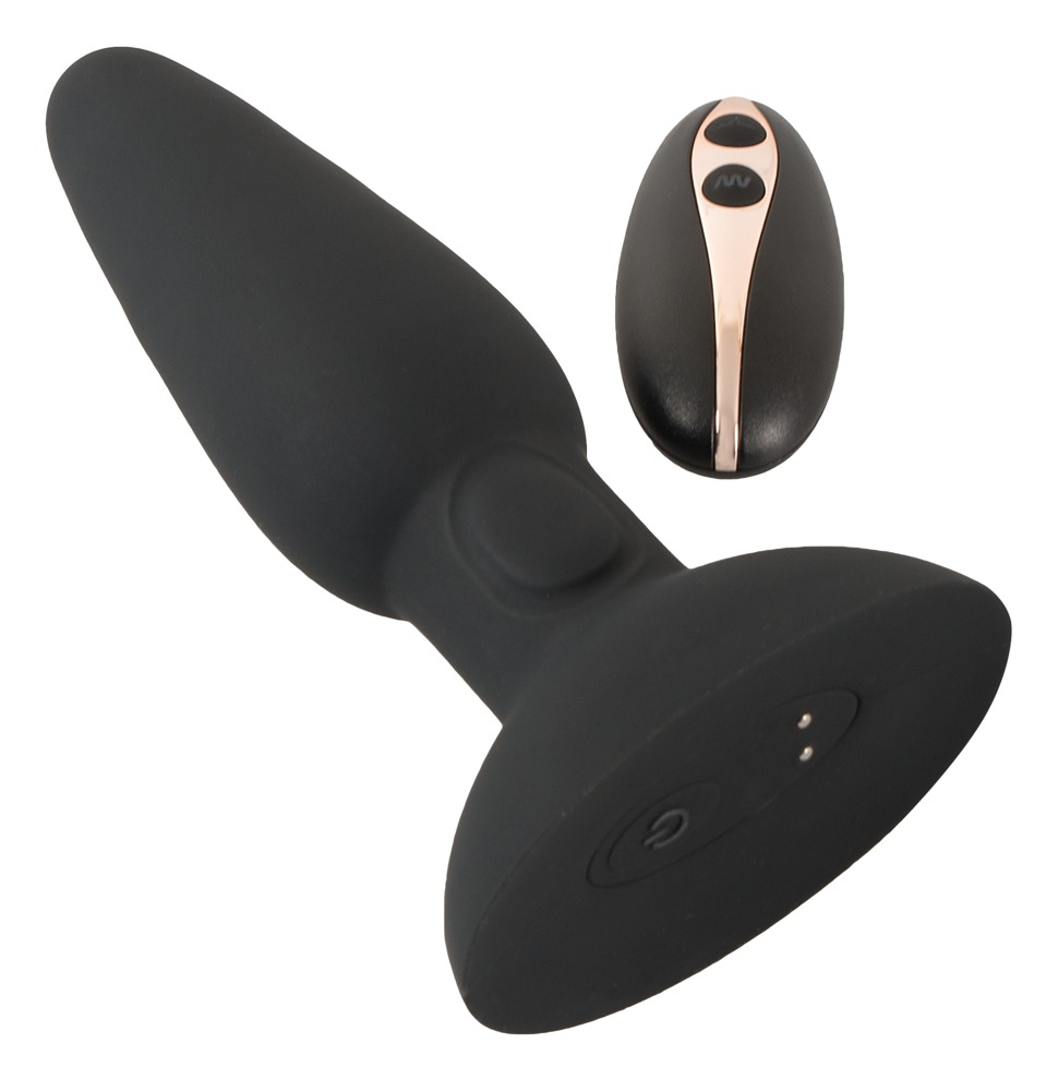 Black Velvets Thumping Rectum Butt Plug