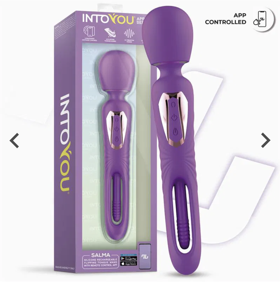 IY - Salma - Vibrator mit vibrierender Zunge (mit App-Steuerung) - Lila