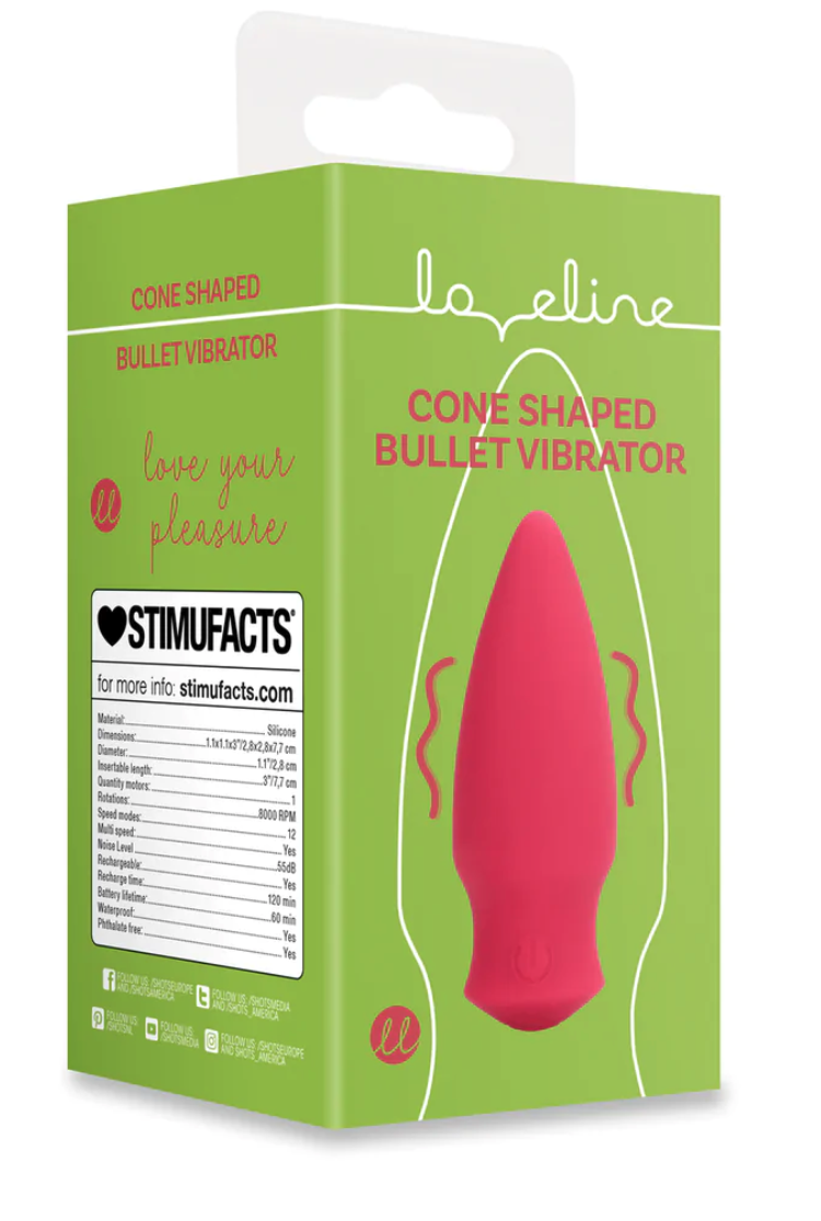 Cone Shaped Bullet Vibrator