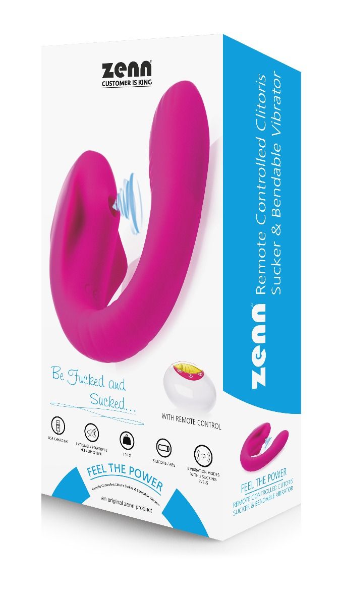 Magic Boom - Clitoris Sucker & Bendable Vibrator