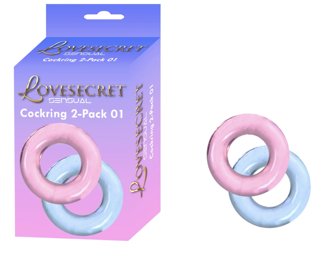 Lovesecret sensual - Cockring 2Pack 01