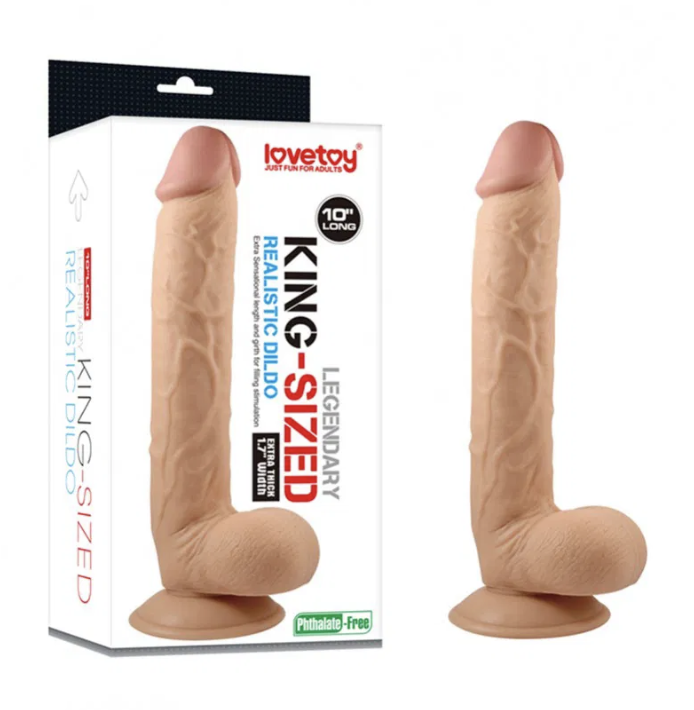 King-Sized Legendary Realistic Dildo 10"