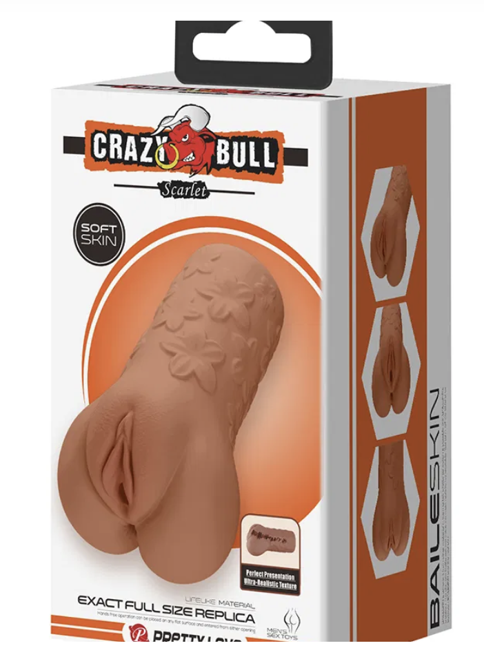 Crazy Bull - Scarlet - Männlicher Masturbator - Braun