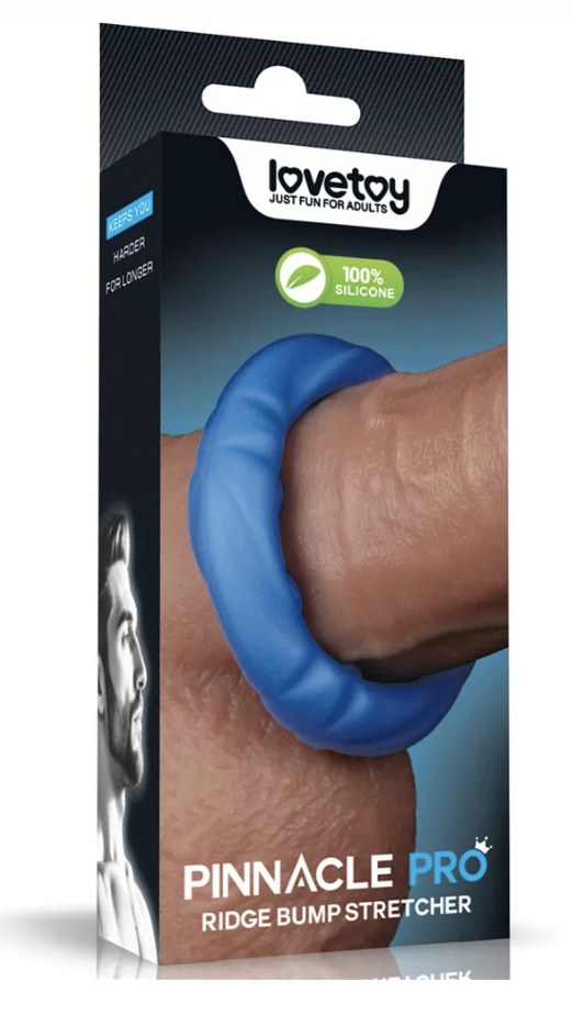 LoveToy – Pinnacle Pro – Ridge Bump Stretcher – Blau