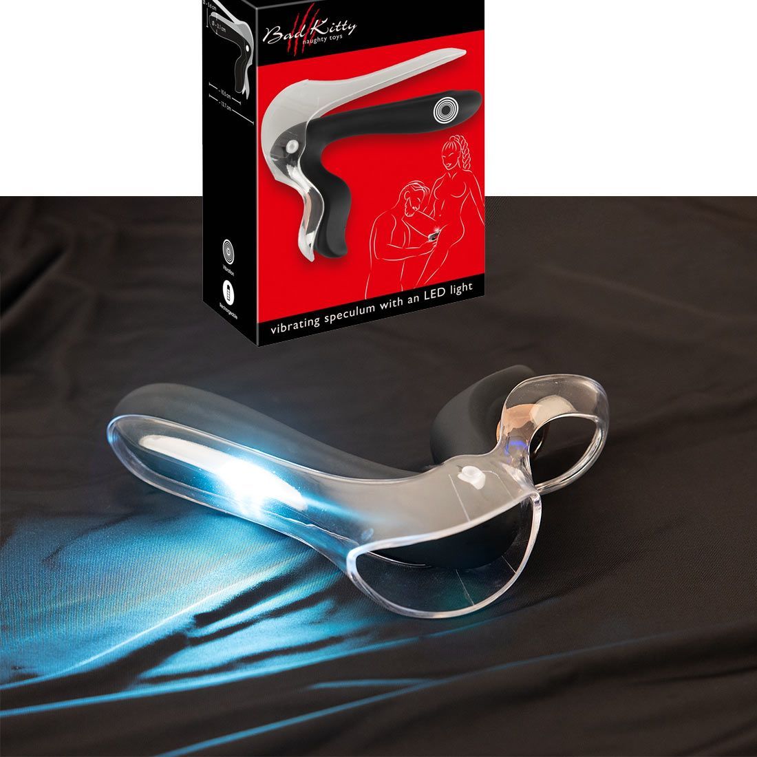 DSB Bad Kitty Speculum mit LED 