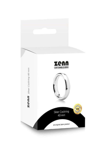 Zenn Silver Cockring 40mm