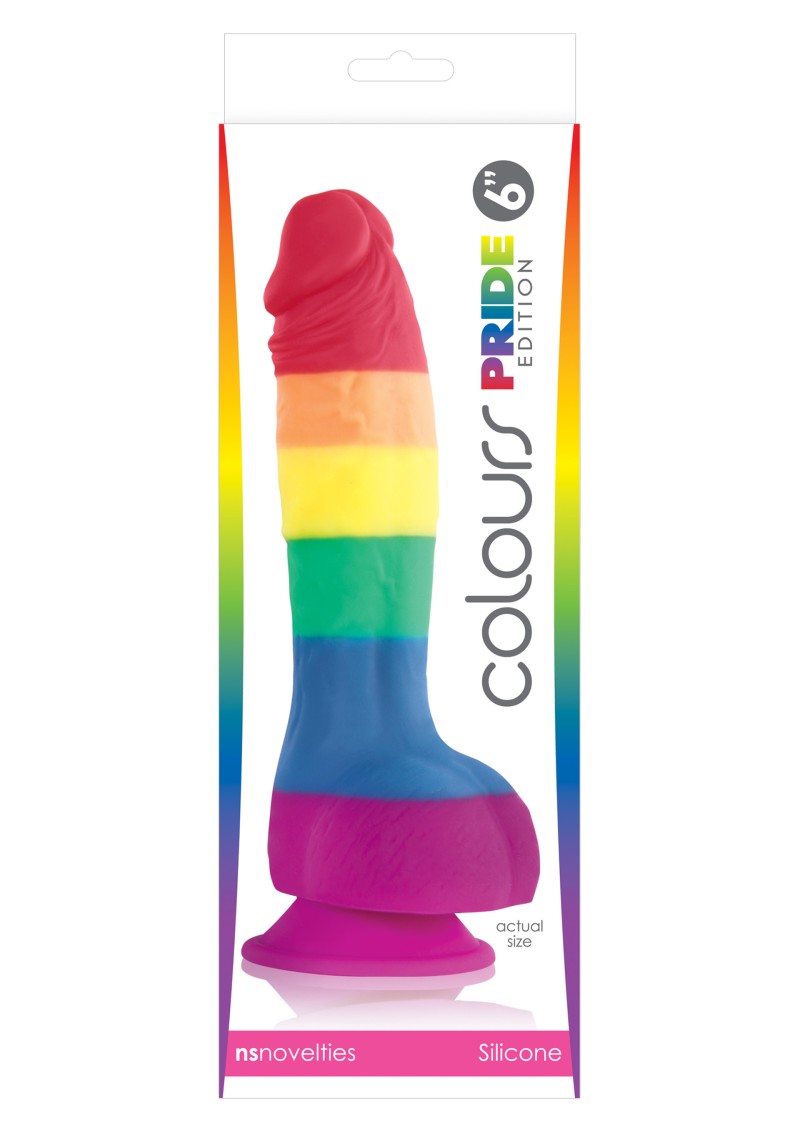 Rainbow Lover Dildo 6''