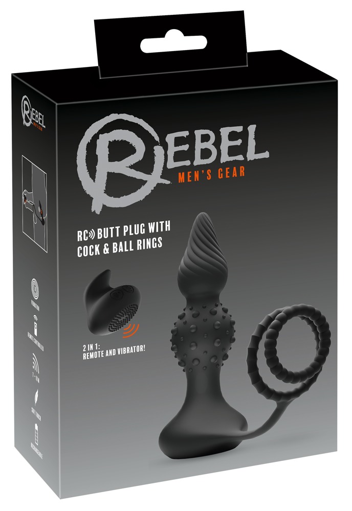 Rebel RC Butt Plug & Ball Rings 