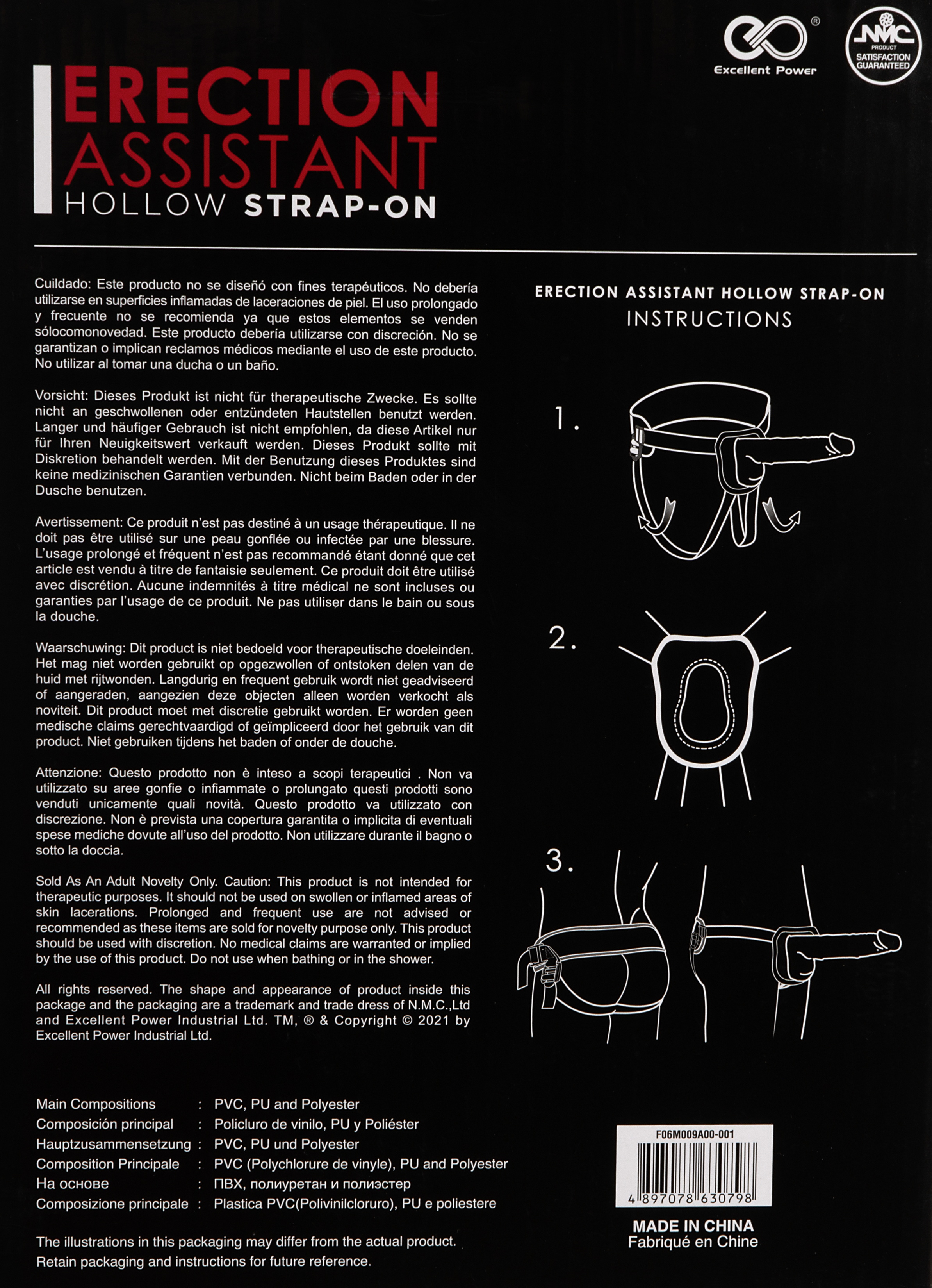 Erection Assistant Hollow Strap-On