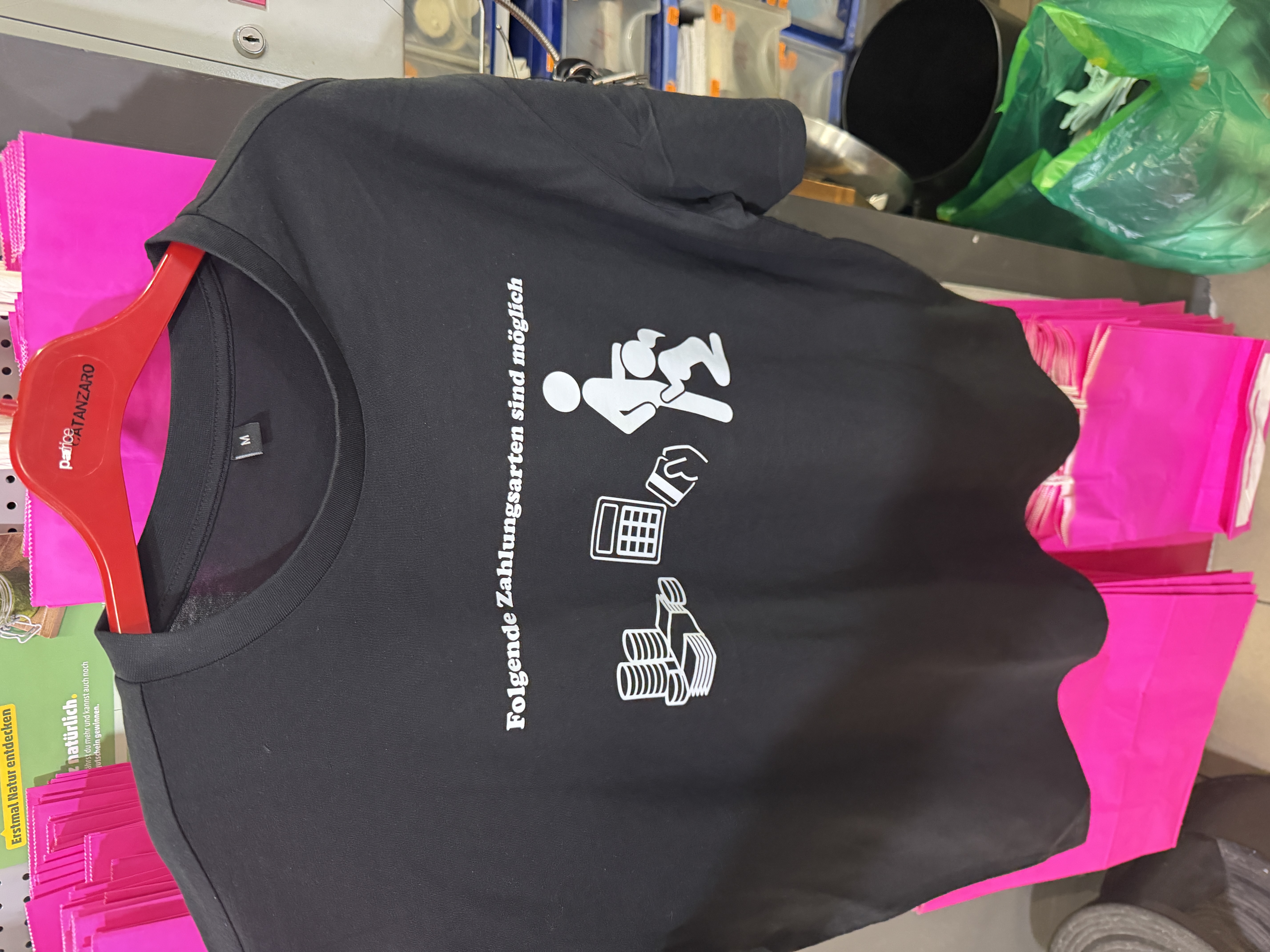 T-Shirt "Zahlungsarten"