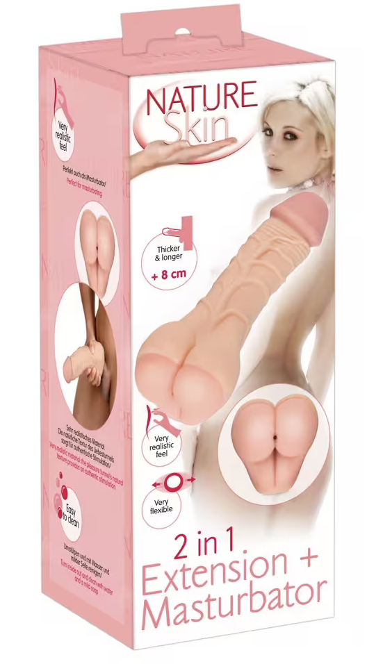 2in1 Extension + Masturbator
